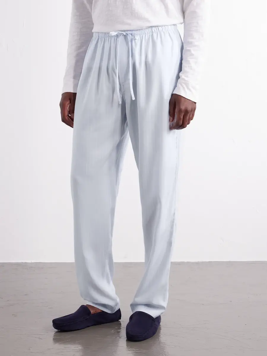 Zimmerli Straight-Leg Striped TENCEL™ Lyocell Pyjama Trousers - Men | Thumbnail 3