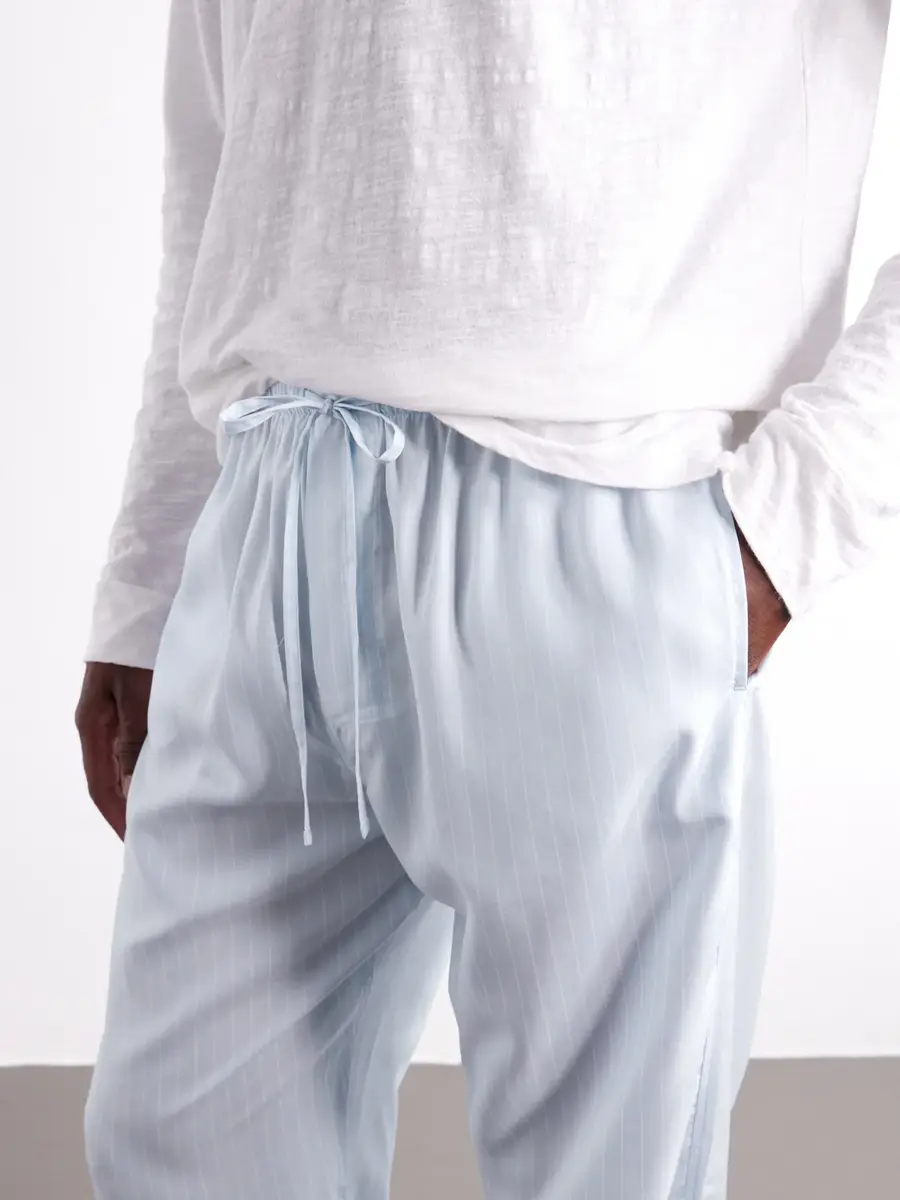 Zimmerli Straight-Leg Striped TENCEL™ Lyocell Pyjama Trousers - Men | Thumbnail 5
