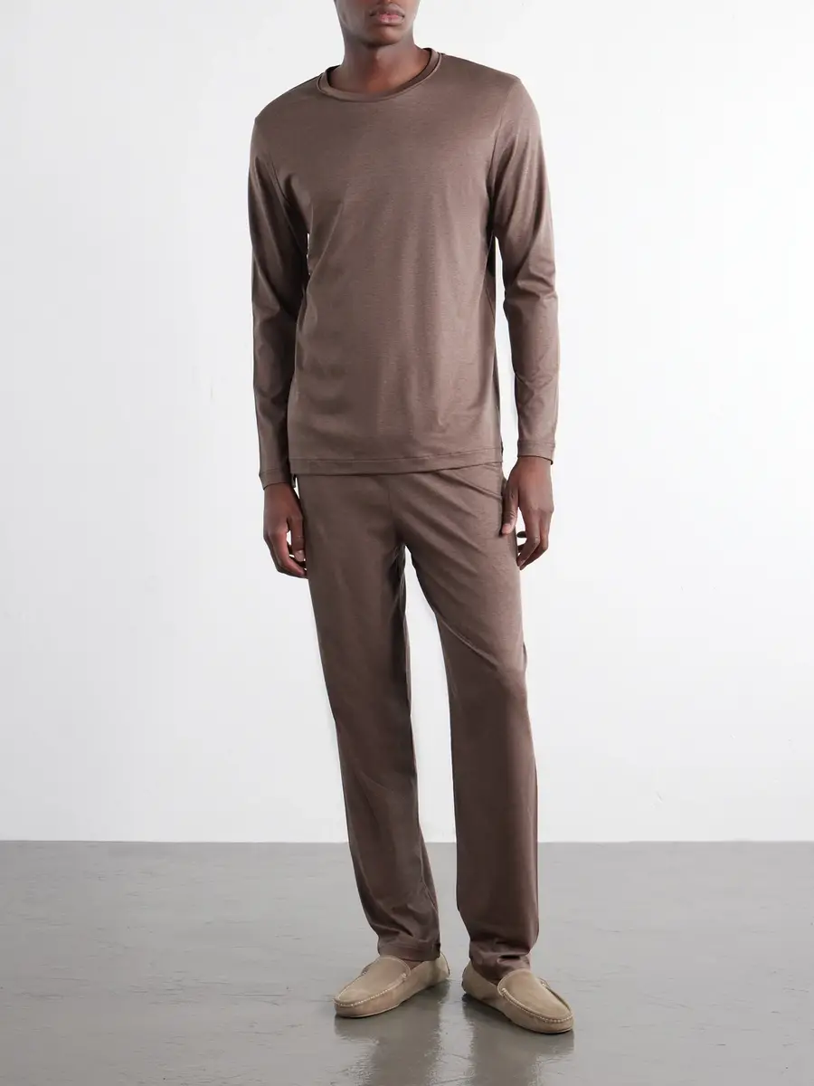 Zimmerli Sea Island Cotton-Jersey Pyjama Trousers - Men | Thumbnail 2