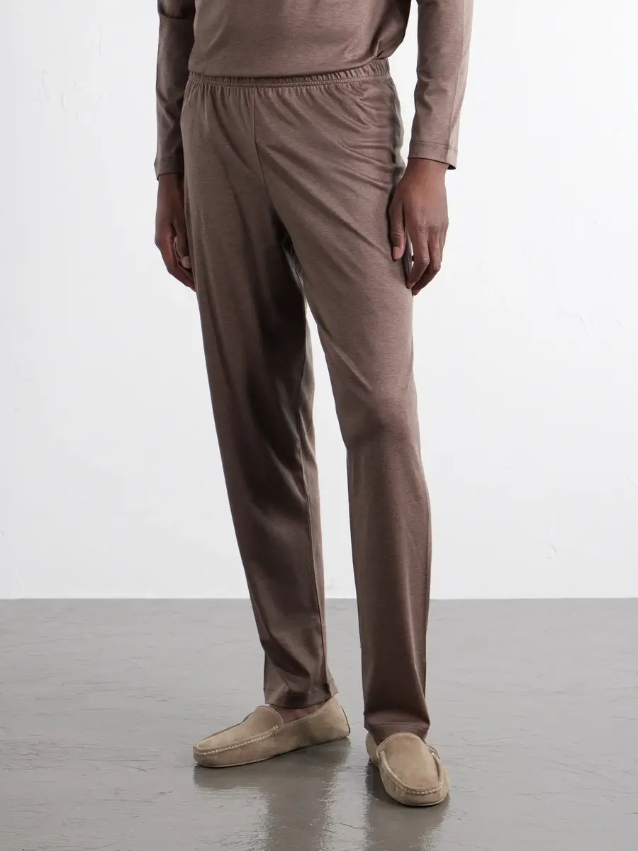 Zimmerli Sea Island Cotton-Jersey Pyjama Trousers - Men | Thumbnail 3