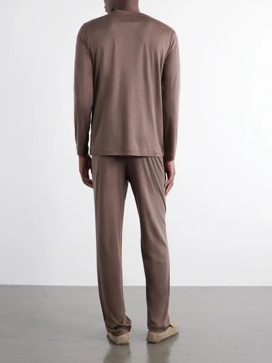 Zimmerli Sea Island Cotton-Jersey Pyjama Trousers - Men | Thumbnail 4