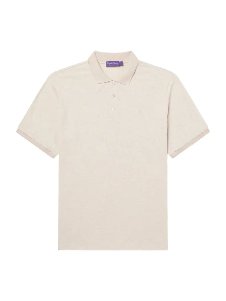 Logo-Embroidered Cotton-Piqué Polo Shirt - Men Logo-Embroidered Cotton-Piqué Polo Shirt - Men