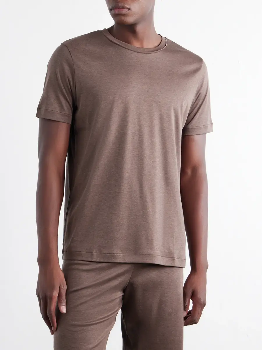 Zimmerli Sea Island Cotton-Jersey T-Shirt - Men | Thumbnail 3 Zimmerli Sea Island Cotton-Jersey T-Shirt - Men | Thumbnail 3