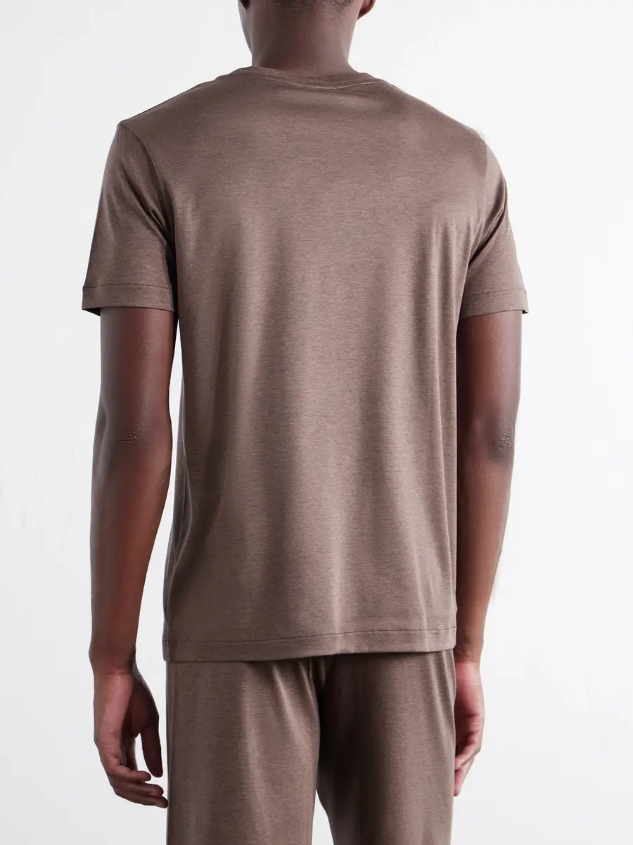 Zimmerli Sea Island Cotton-Jersey T-Shirt - Men | Thumbnail 4 Zimmerli Sea Island Cotton-Jersey T-Shirt - Men | Thumbnail 4