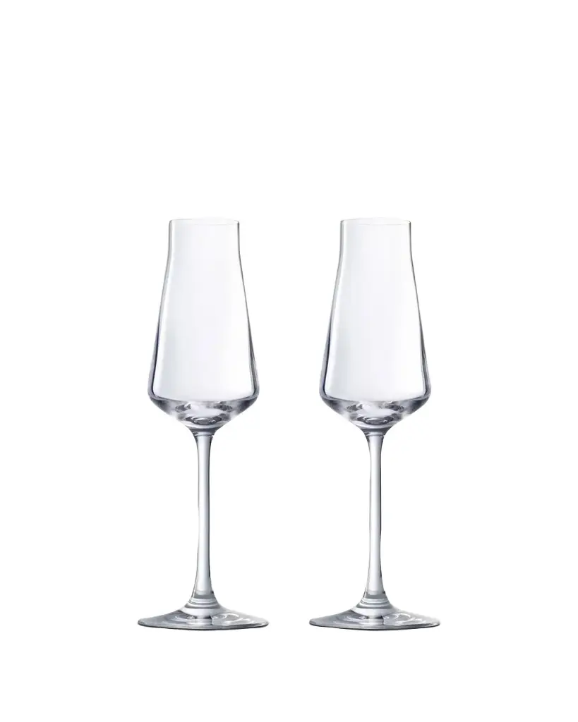 Baccarat Chateau Flute Glasses, Set of 2