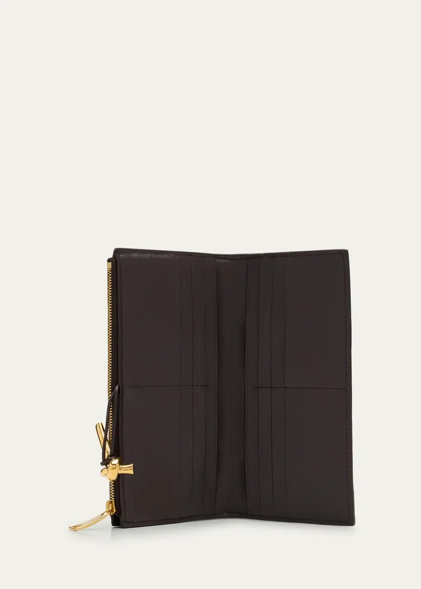 Bottega Veneta Andiamo Leather Long Wallet | Thumbnail 3