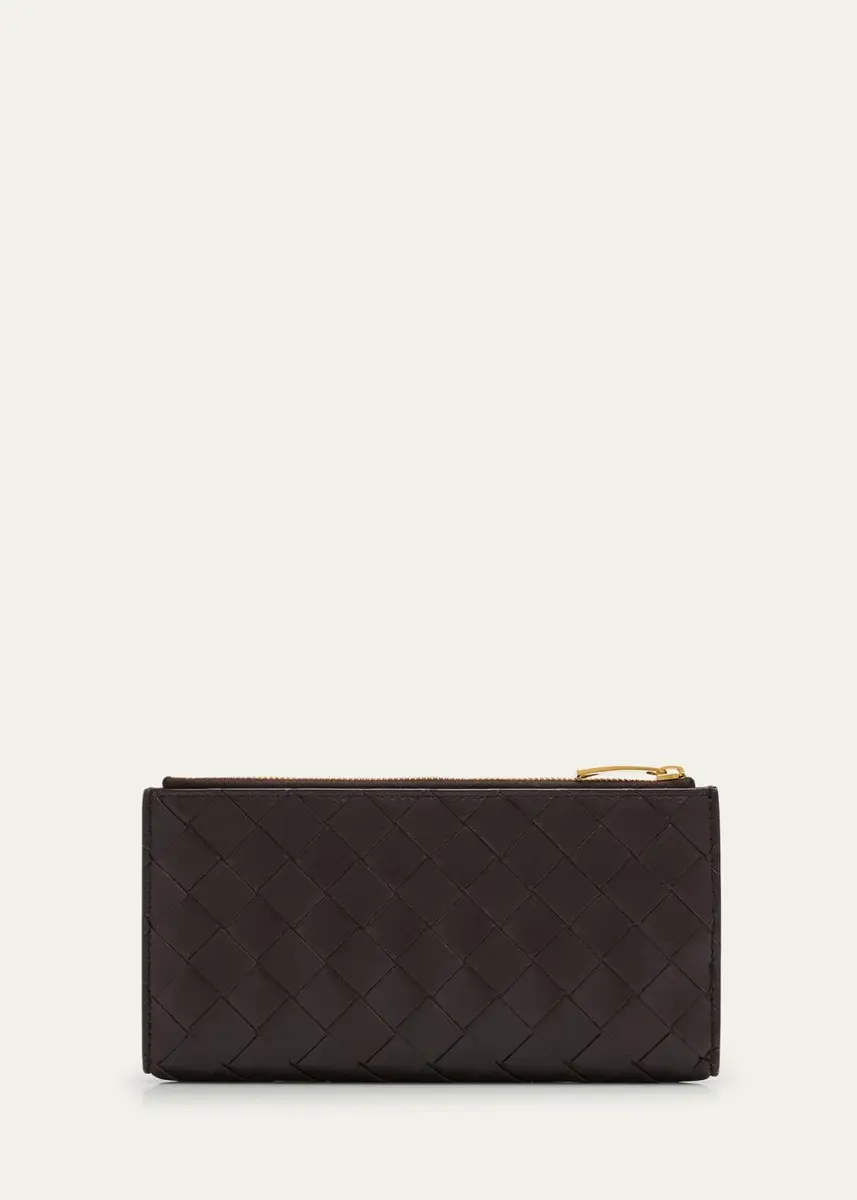 Bottega Veneta Andiamo Leather Long Wallet | Thumbnail 4