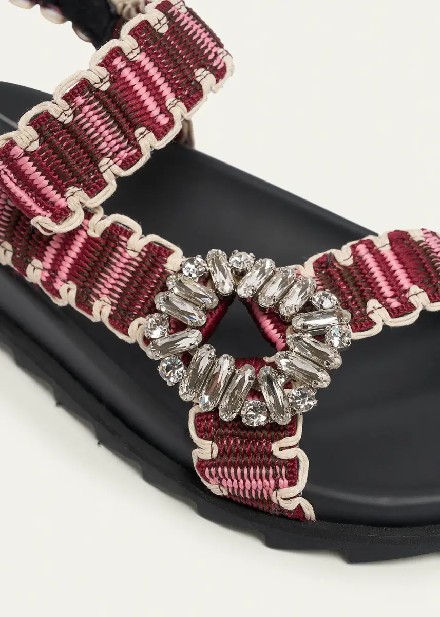 Roger Vivier Trekky Viv Ribbon Sandals | Thumbnail 3 Roger Vivier Trekky Viv Ribbon Sandals | Thumbnail 3