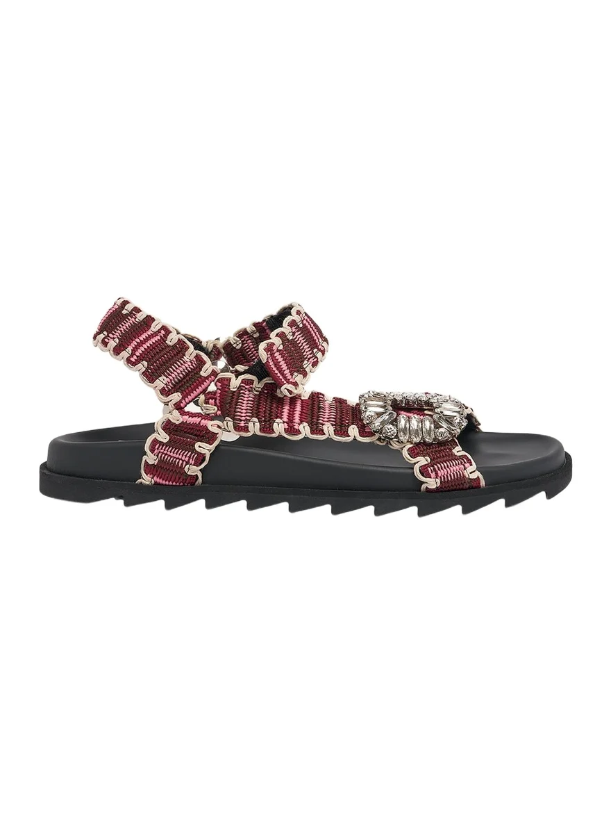 Roger Vivier Trekky Viv Ribbon Sandals