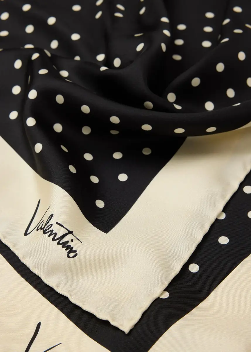 Valentino Garavani Plusdepois Silk Foulard Scarf | Thumbnail 2