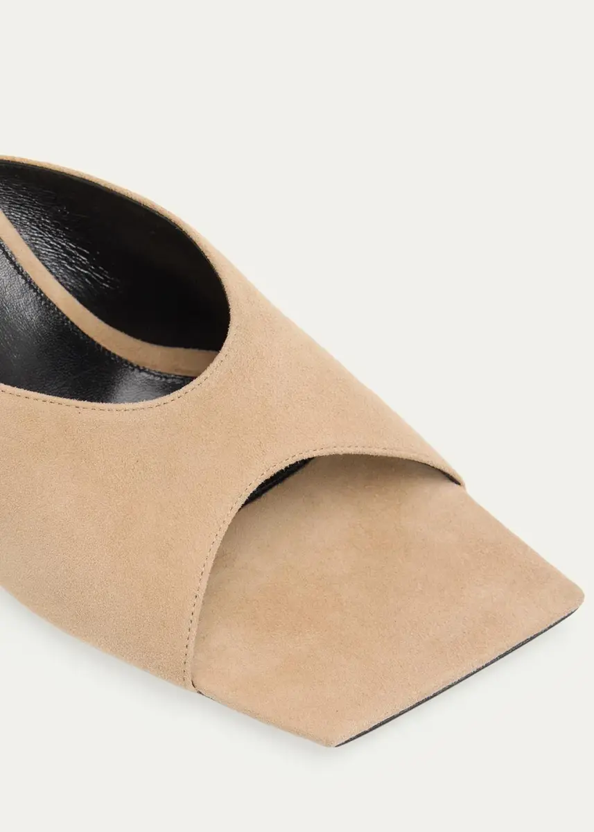 CHRISTEN 95mm Edge Suede Mules | Thumbnail 3 CHRISTEN 95mm Edge Suede Mules | Thumbnail 3