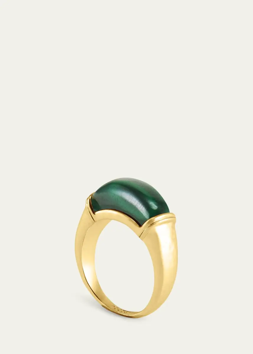 Anabel Aram Jewelry Forza Ring with Malachite | Thumbnail 3