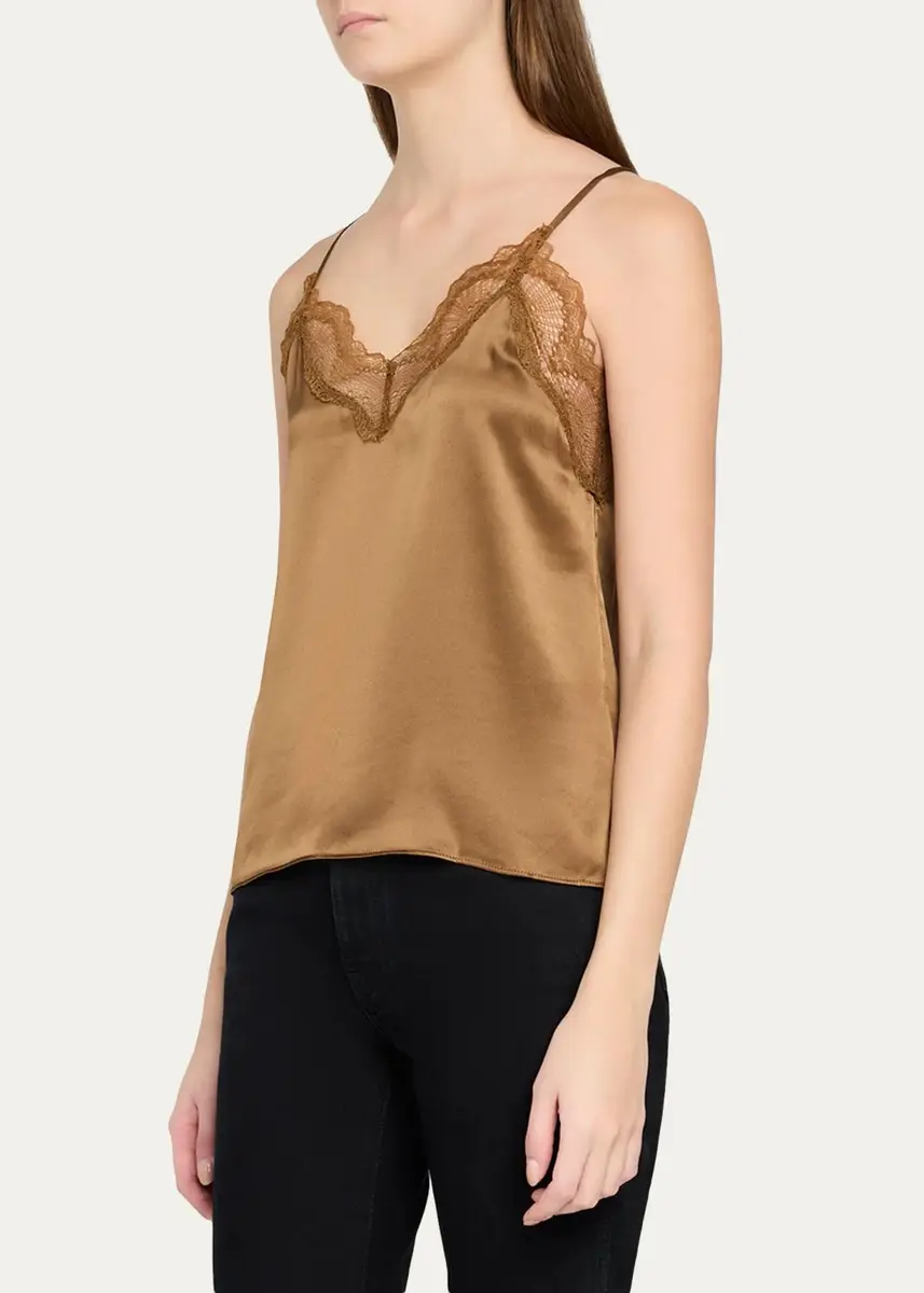 Aexae Silk Lace Tank Top | Thumbnail 4