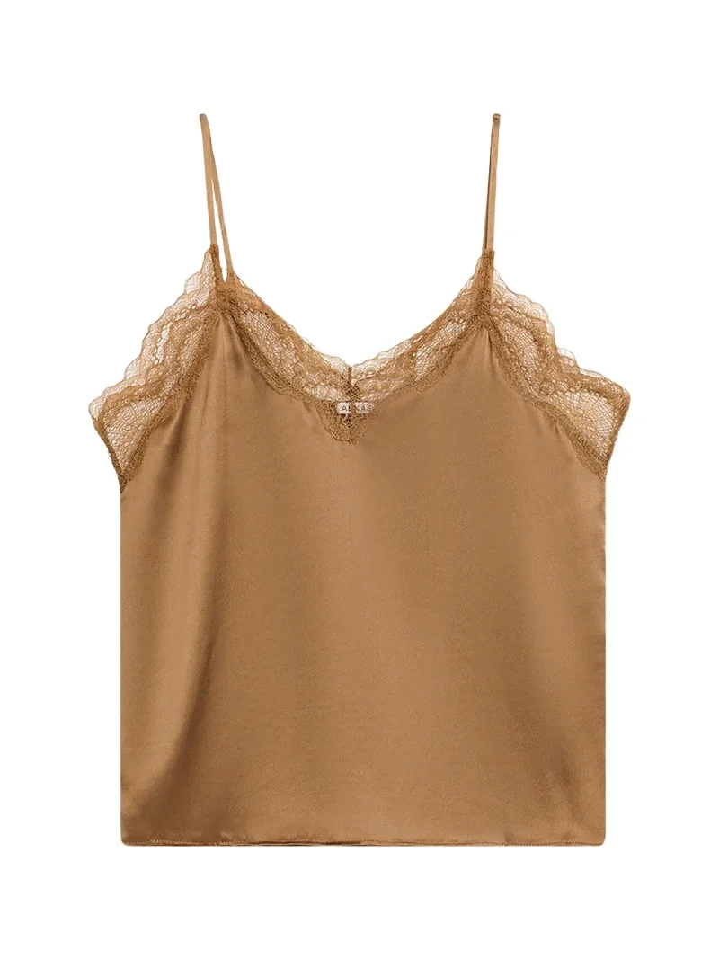 Silk Lace Tank Top