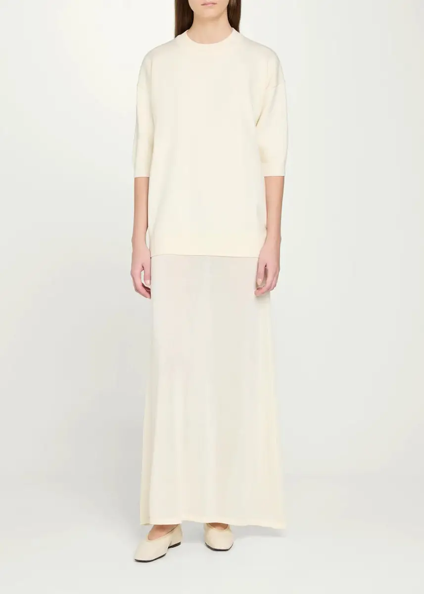 Aexae Knitted Combo Maxi Dress | Thumbnail 2 Aexae Knitted Combo Maxi Dress | Thumbnail 2