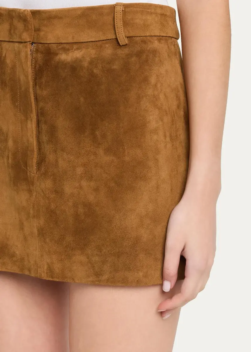 Aexae Suede Mini Skirt | Thumbnail 5 Aexae Suede Mini Skirt | Thumbnail 5