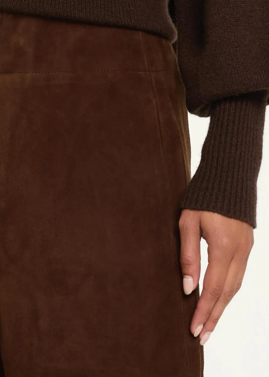Aexae Suede Barrel-Leg Pants | Thumbnail 5 Aexae Suede Barrel-Leg Pants | Thumbnail 5