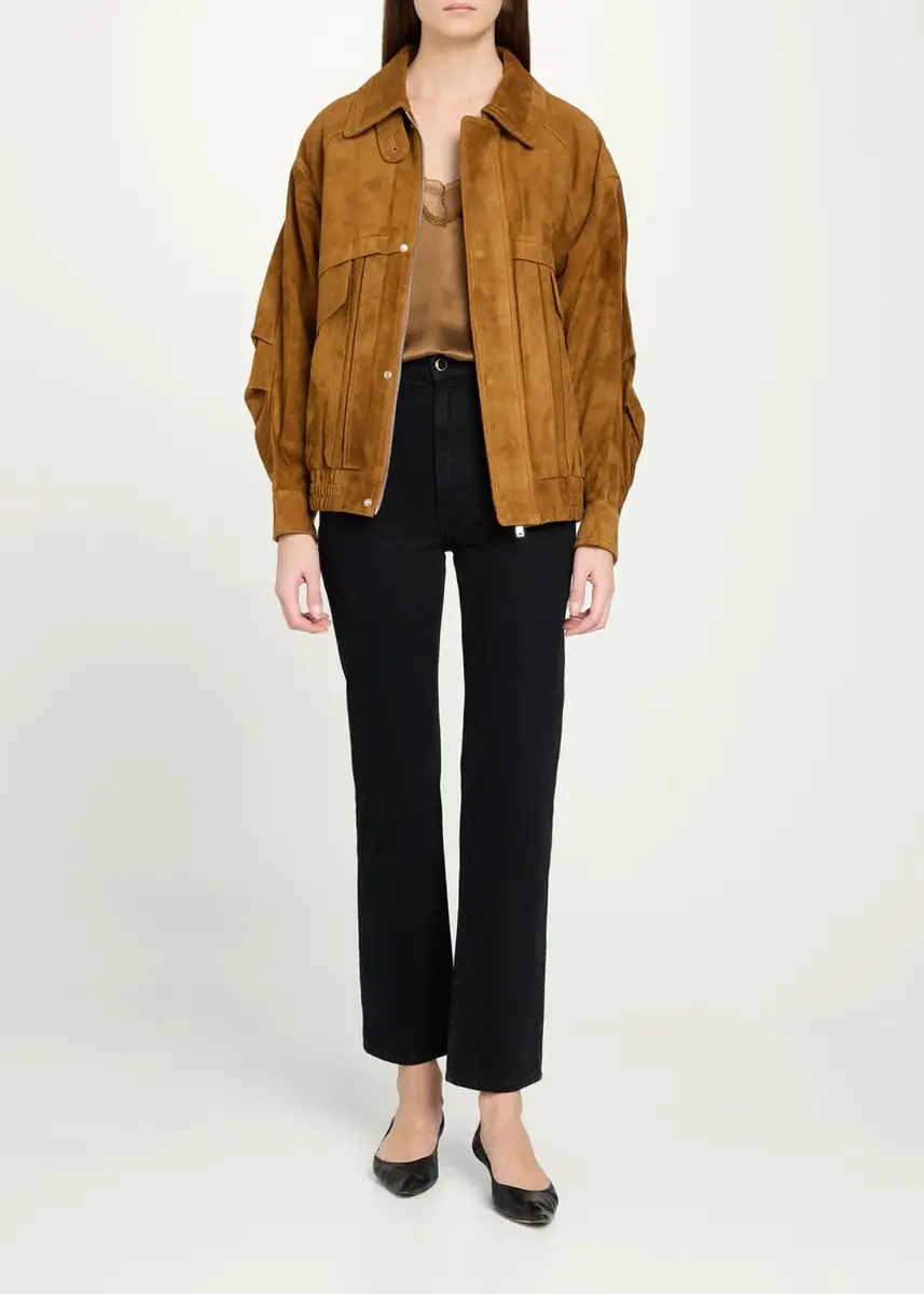 Aexae Lambskin Suede Oversized Jacket | Thumbnail 2 Aexae Lambskin Suede Oversized Jacket | Thumbnail 2