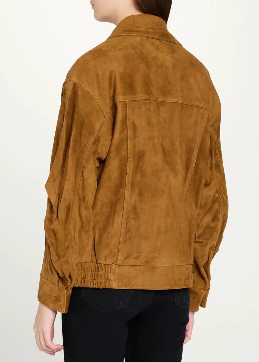 Aexae Lambskin Suede Oversized Jacket | Thumbnail 3 Aexae Lambskin Suede Oversized Jacket | Thumbnail 3