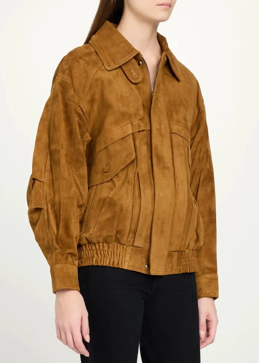 Aexae Lambskin Suede Oversized Jacket | Thumbnail 4 Aexae Lambskin Suede Oversized Jacket | Thumbnail 4
