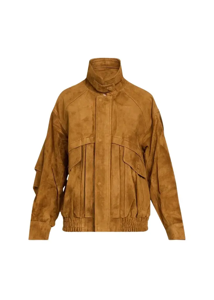 Lambskin Suede Oversized Jacket Lambskin Suede Oversized Jacket