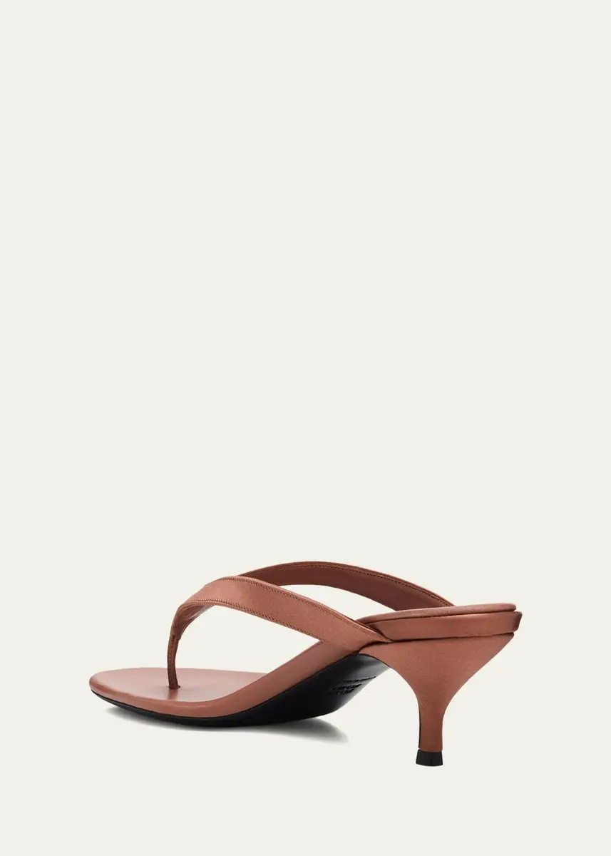 Miu Miu Satin Kitten-Heel Thong Sandals | Thumbnail 6 Miu Miu Satin Kitten-Heel Thong Sandals | Thumbnail 6