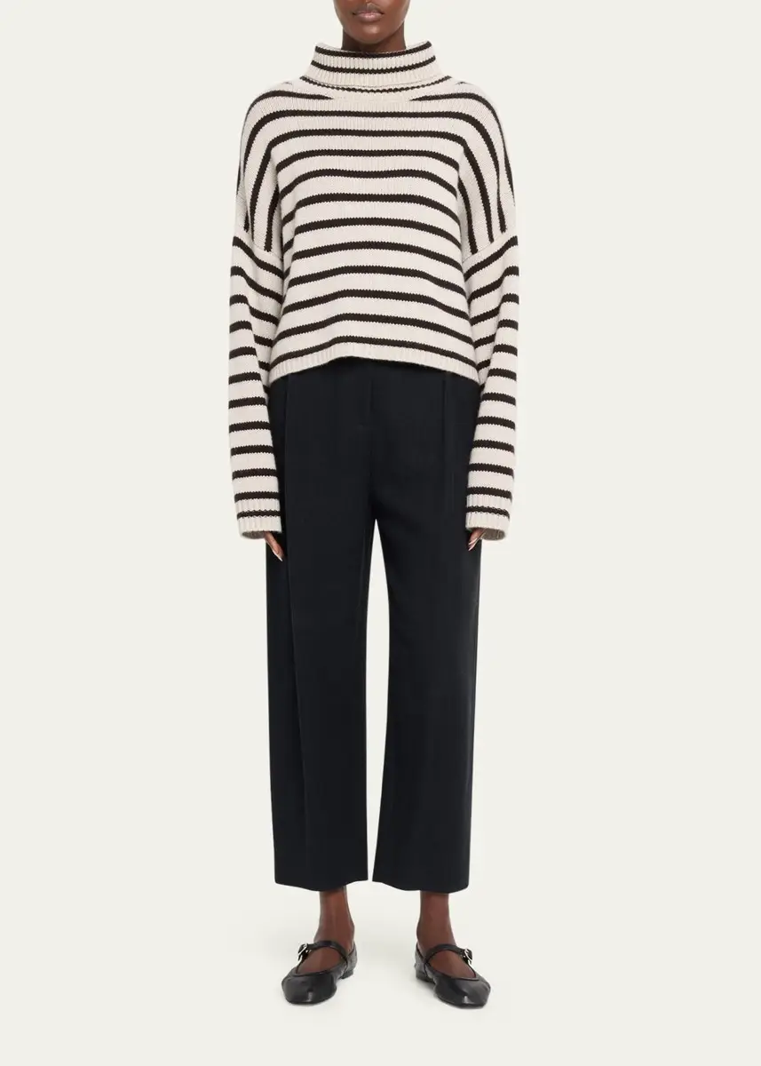Lisa Yang Zerlina Striped Drop-Shoulder Cashmere Sweater | Thumbnail 2 Lisa Yang Zerlina Striped Drop-Shoulder Cashmere Sweater | Thumbnail 2