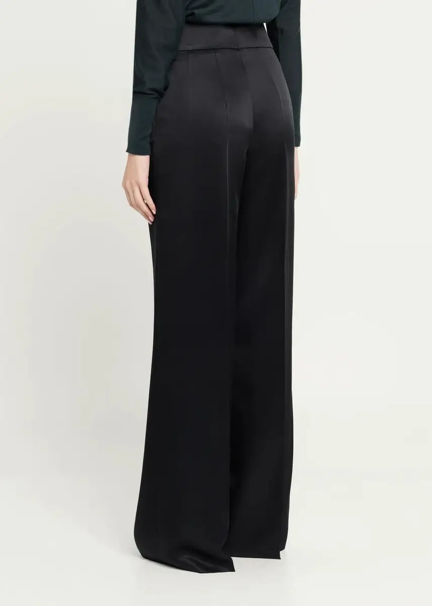 Akris High-Rise Silk Satin Wide-Leg Trousers | Thumbnail 3 Akris High-Rise Silk Satin Wide-Leg Trousers | Thumbnail 3