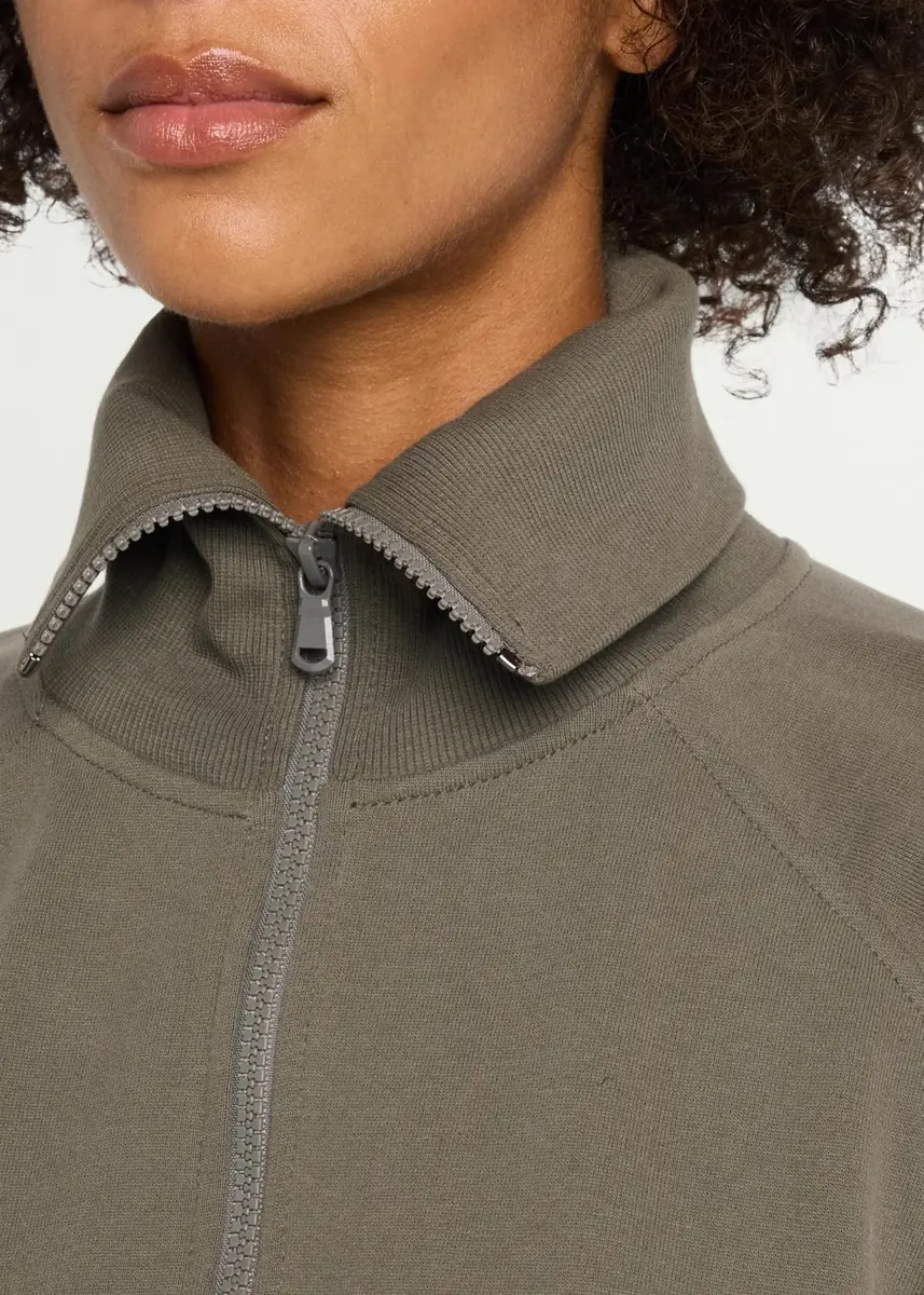 Brunello Cucinelli Monili Silk Cuffs Travel Zip-Up Jacket | Thumbnail 5