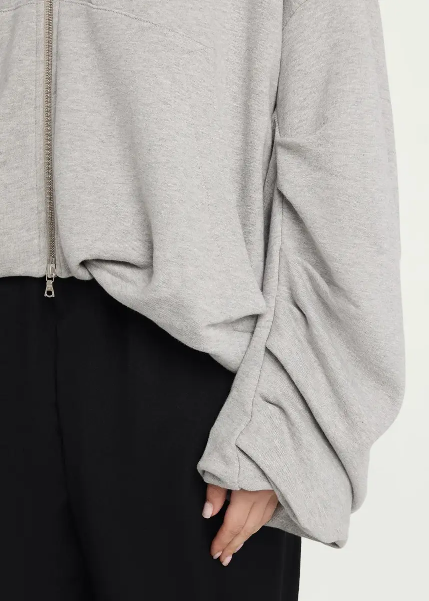 Dries Van Noten Hannett Jersey Hooded Zip Track Jacket | Thumbnail 5 Dries Van Noten Hannett Jersey Hooded Zip Track Jacket | Thumbnail 5