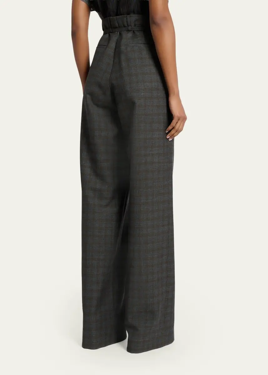 Dries Van Noten Peacha 426 Plaid Wool Pants | Thumbnail 3
