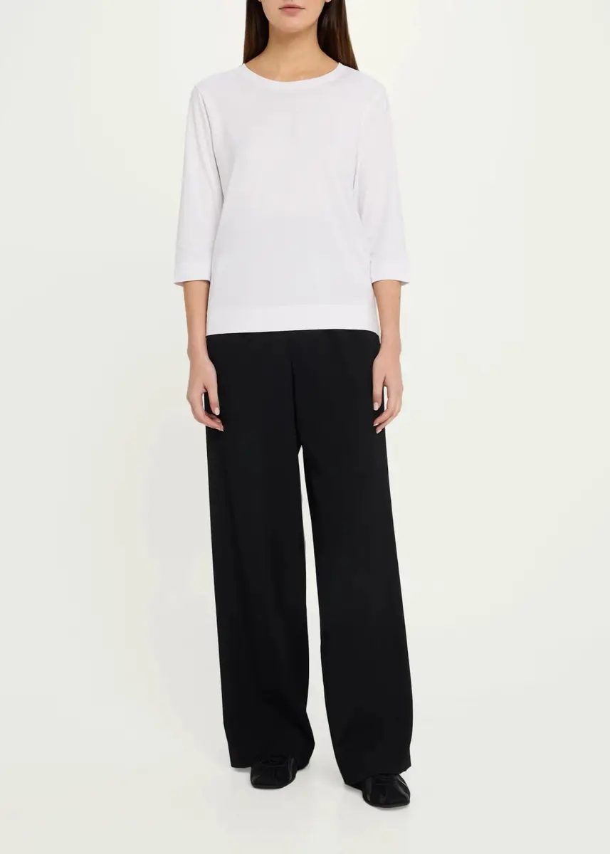 Dries Van Noten Hefiz Cotton 3/4-Sleeve T-Shirt | Thumbnail 2