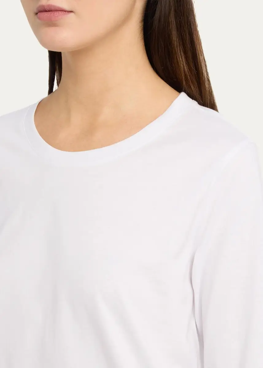 Dries Van Noten Hefiz Cotton 3/4-Sleeve T-Shirt | Thumbnail 5