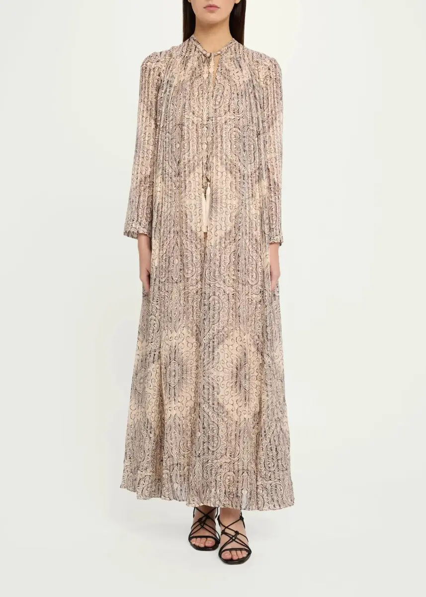 Zimmermann Ascent Medallion Stripe Silk Gown | Thumbnail 2 Zimmermann Ascent Medallion Stripe Silk Gown | Thumbnail 2