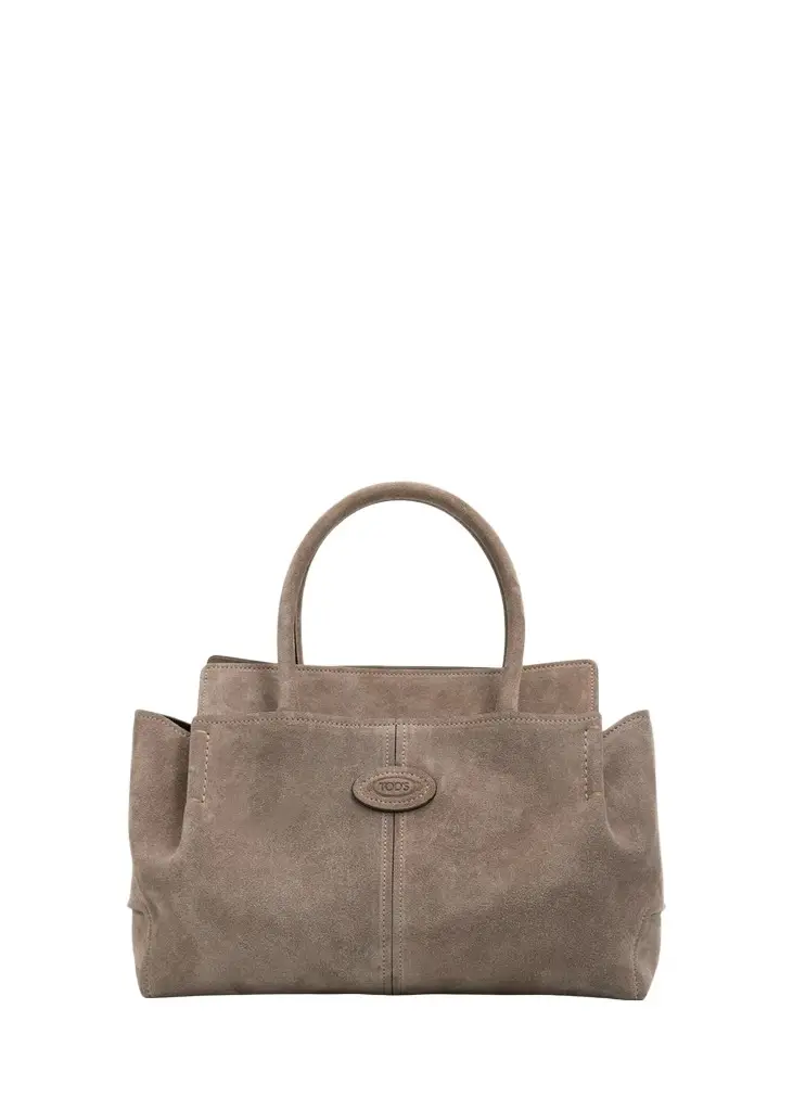 Tod's Small Suede Small Shopper Tote Bag
