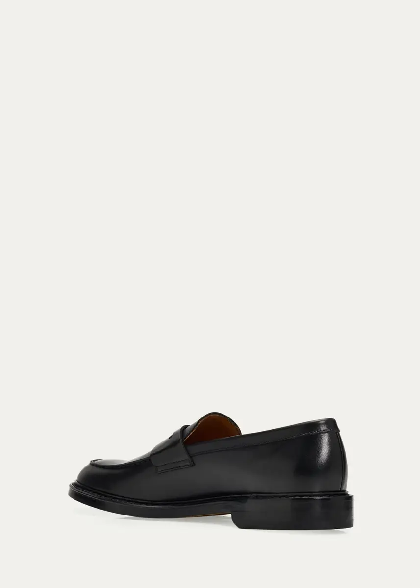 Doucals Men's Siena Leather Penny Loafers | Thumbnail 2 Doucals Men's Siena Leather Penny Loafers | Thumbnail 2