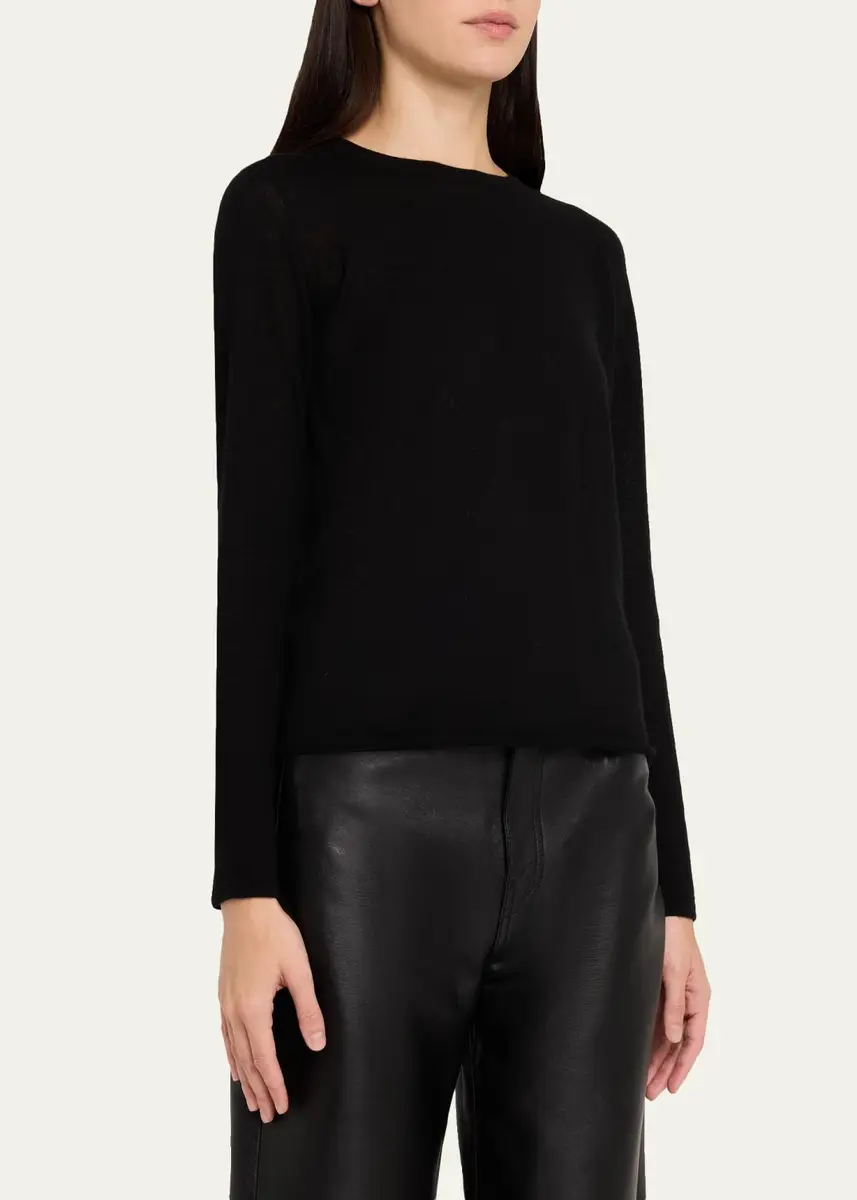 MAJESTIC FILATURES Machine Washable Cashmere Crewneck Pullover | Thumbnail 4 MAJESTIC FILATURES Machine Washable Cashmere Crewneck Pullover | Thumbnail 4
