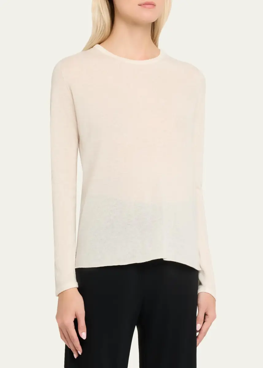 MAJESTIC FILATURES Machine Washable Cashmere Crewneck Pullover | Thumbnail 8 MAJESTIC FILATURES Machine Washable Cashmere Crewneck Pullover | Thumbnail 8