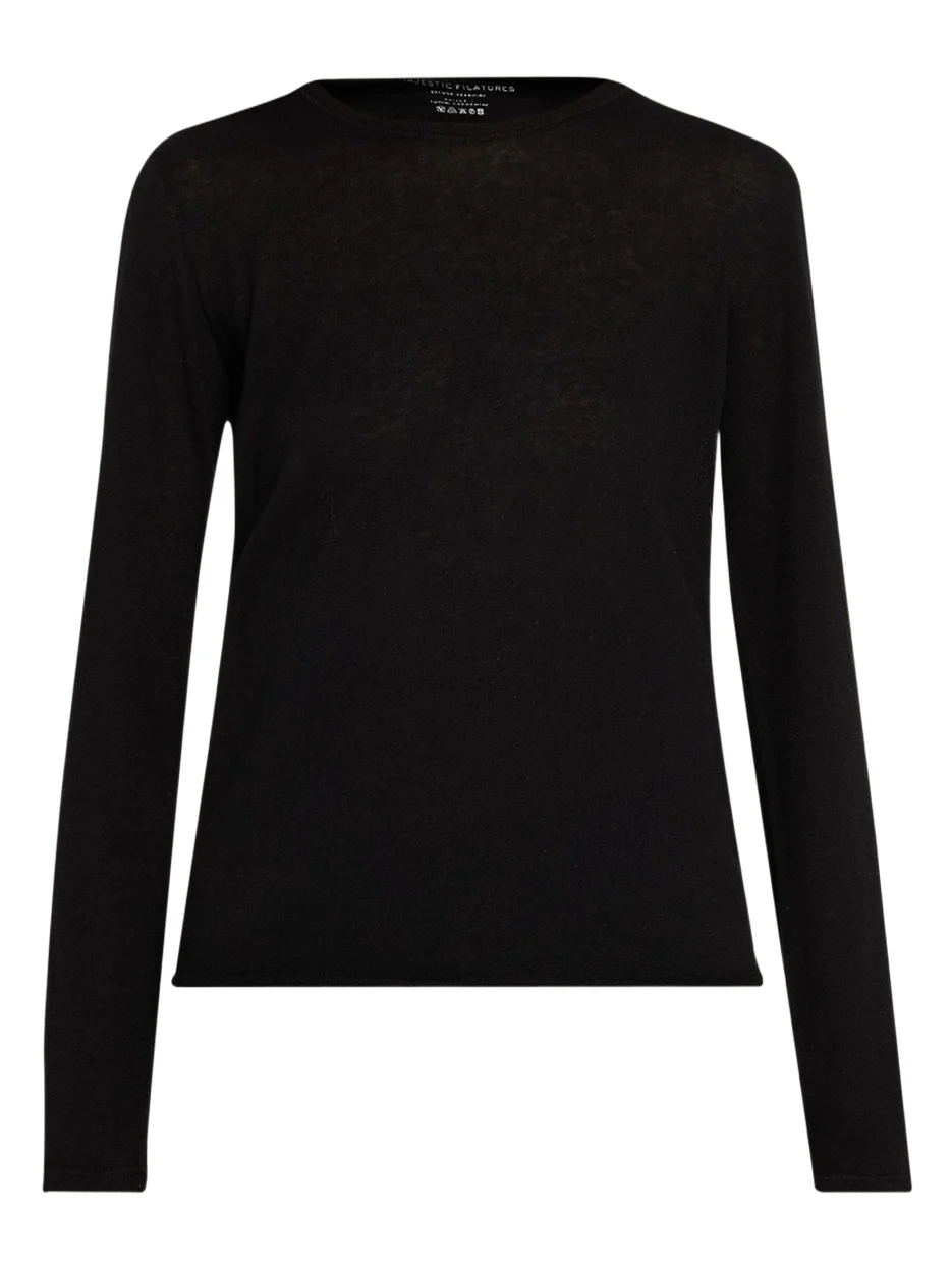 MAJESTIC FILATURES Machine Washable Cashmere Crewneck Pullover