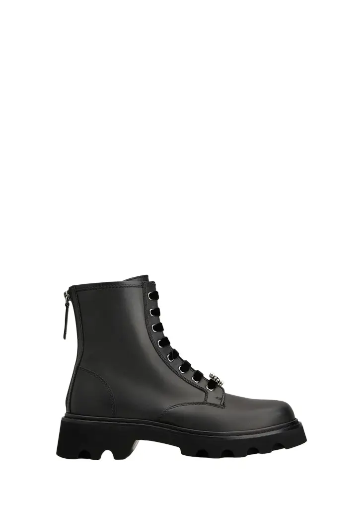 Roger Vivier Viv Rangers Truck Charms 20MM Leather Booties