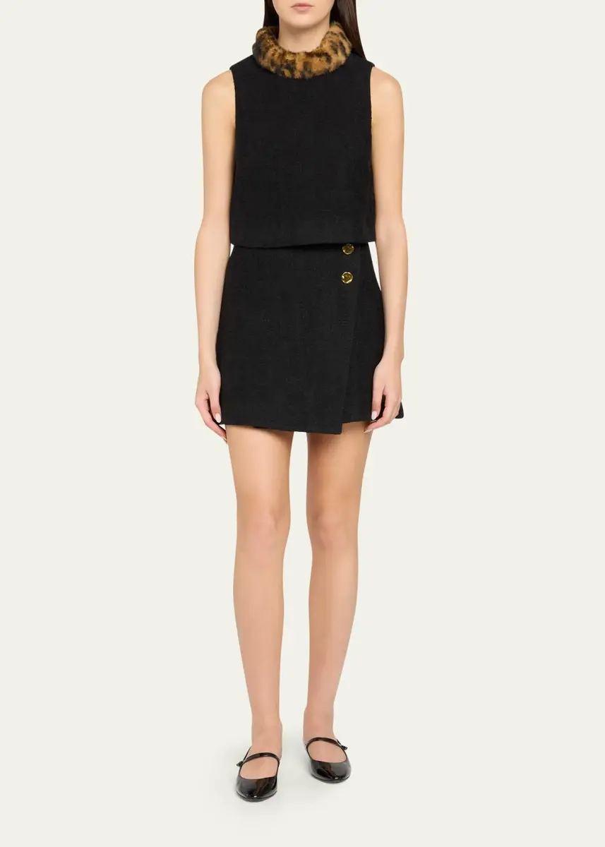 Cara Cara Luca Mini Wrap Skirt | Thumbnail 2 Cara Cara Luca Mini Wrap Skirt | Thumbnail 2