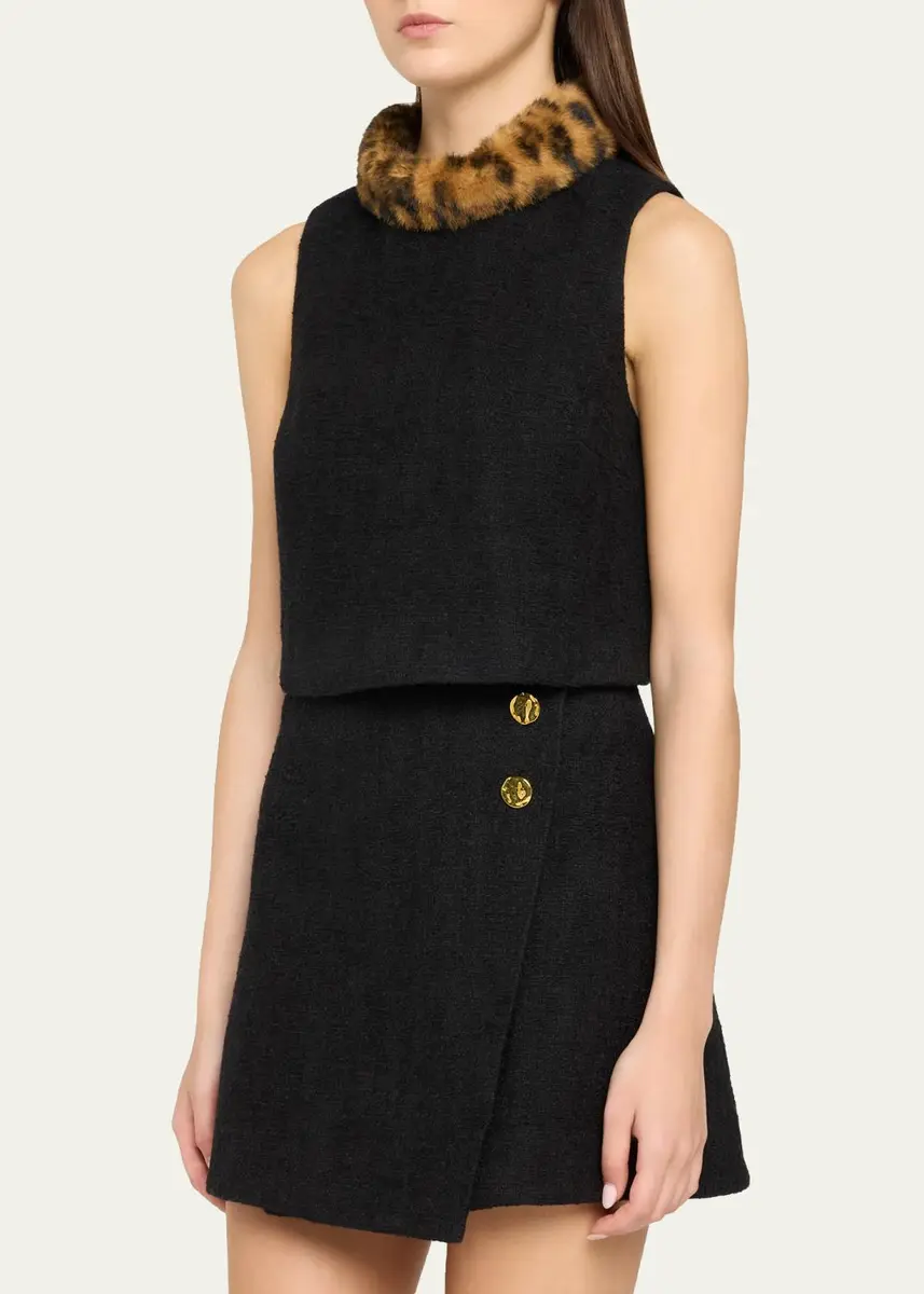 Cara Cara Luca Mini Wrap Skirt | Thumbnail 4 Cara Cara Luca Mini Wrap Skirt | Thumbnail 4