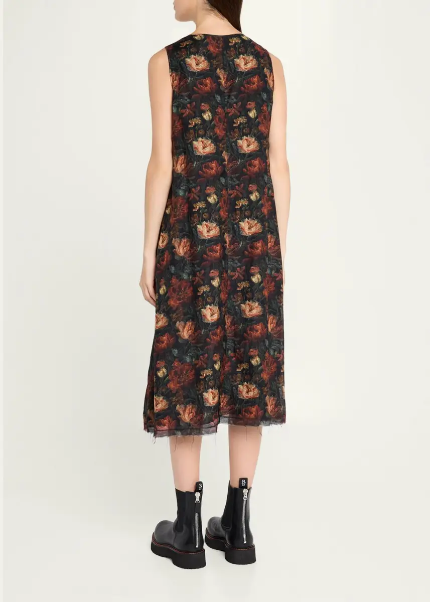 R13 Sleeveless Printed Midi Dress | Thumbnail 3