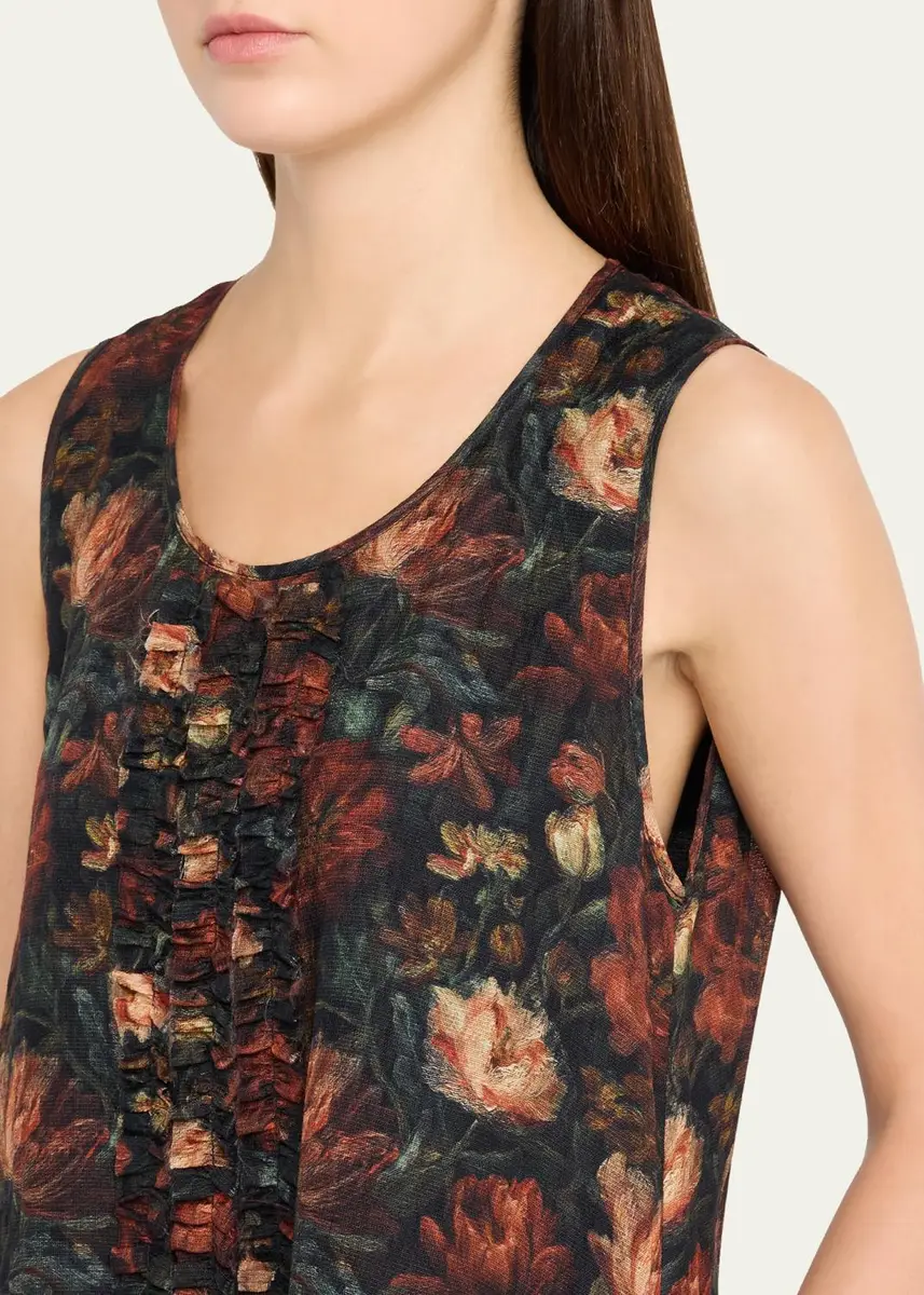 R13 Sleeveless Printed Midi Dress | Thumbnail 5