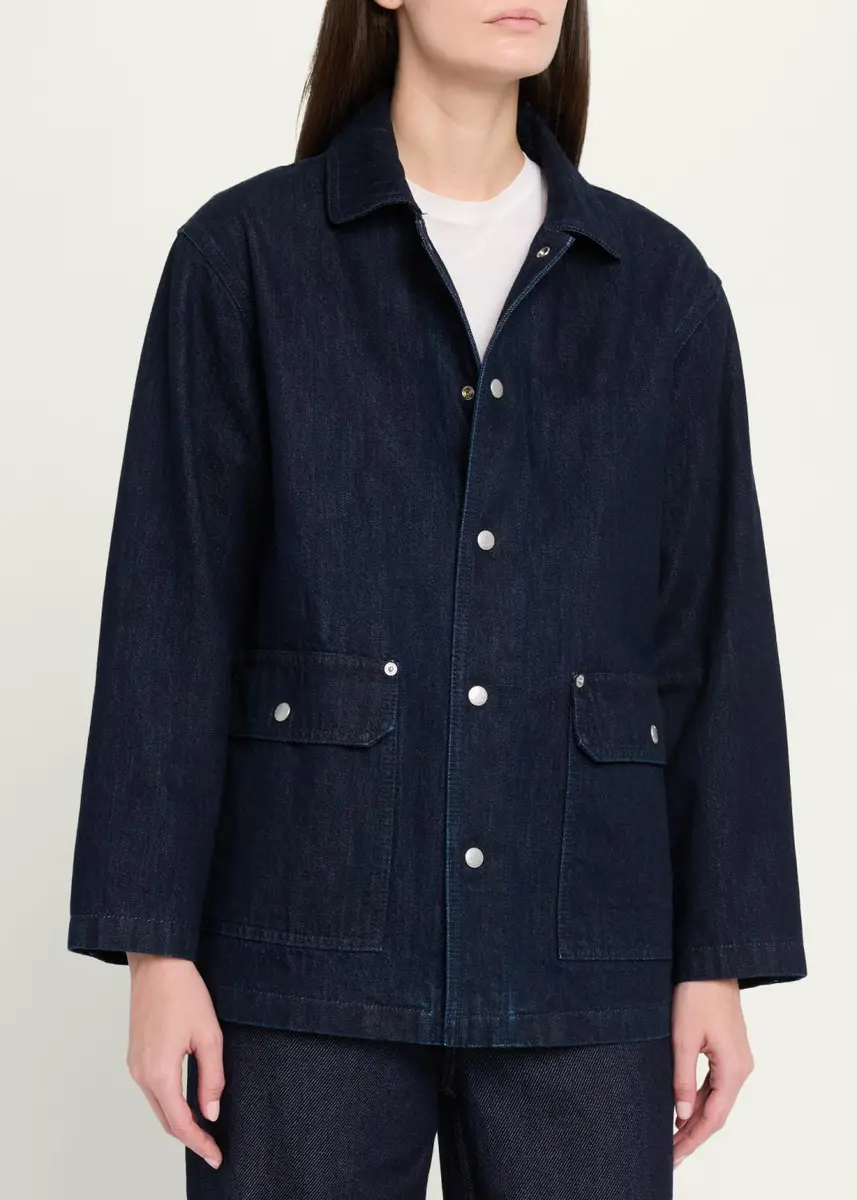 STILL HERE Denim Barn Jacket | Thumbnail 4 STILL HERE Denim Barn Jacket | Thumbnail 4