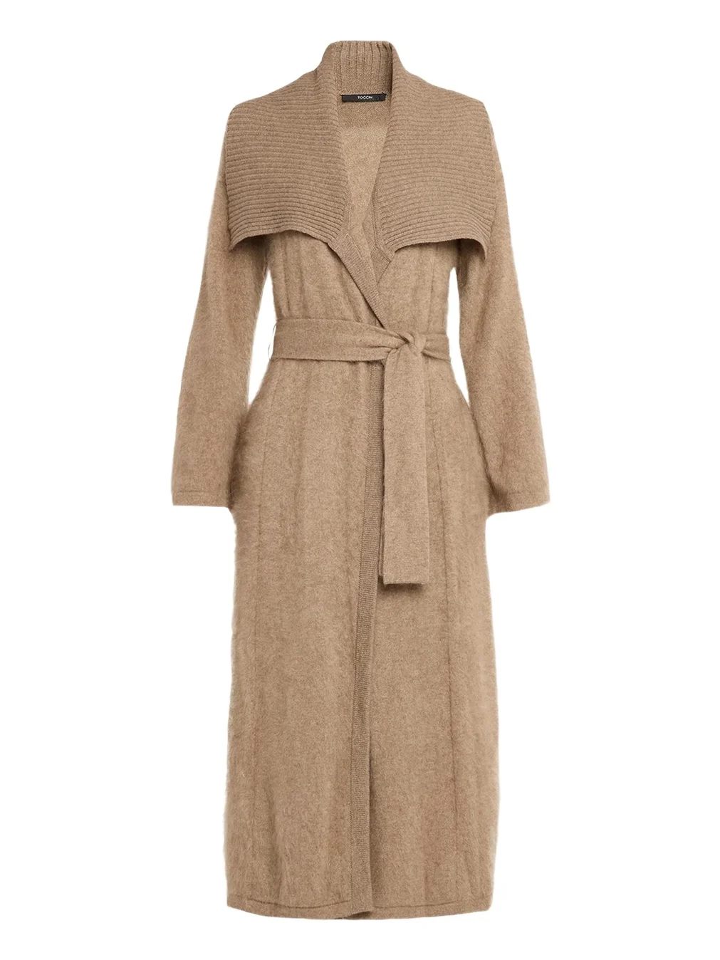 Edina Cashmere Shawl-Collar Duster Edina Cashmere Shawl-Collar Duster