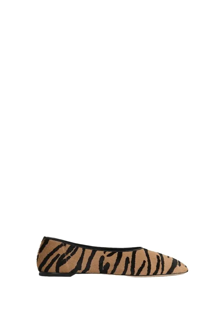 Printed Pony Hair Ballerina Flats Printed Pony Hair Ballerina Flats
