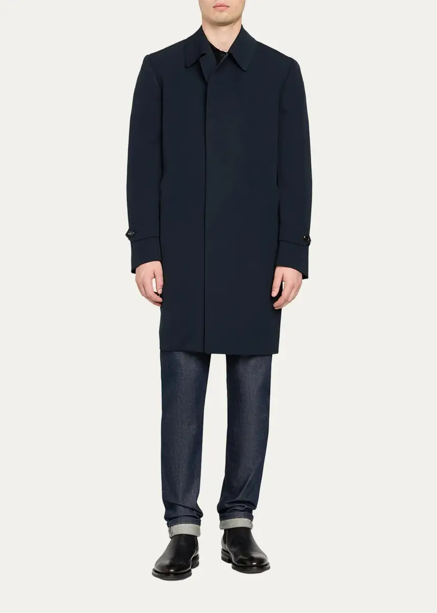 Cesare Attolini Men's Wool Sartorial Coat | Thumbnail 2