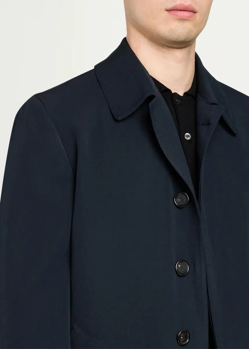 Cesare Attolini Men's Wool Sartorial Coat | Thumbnail 5
