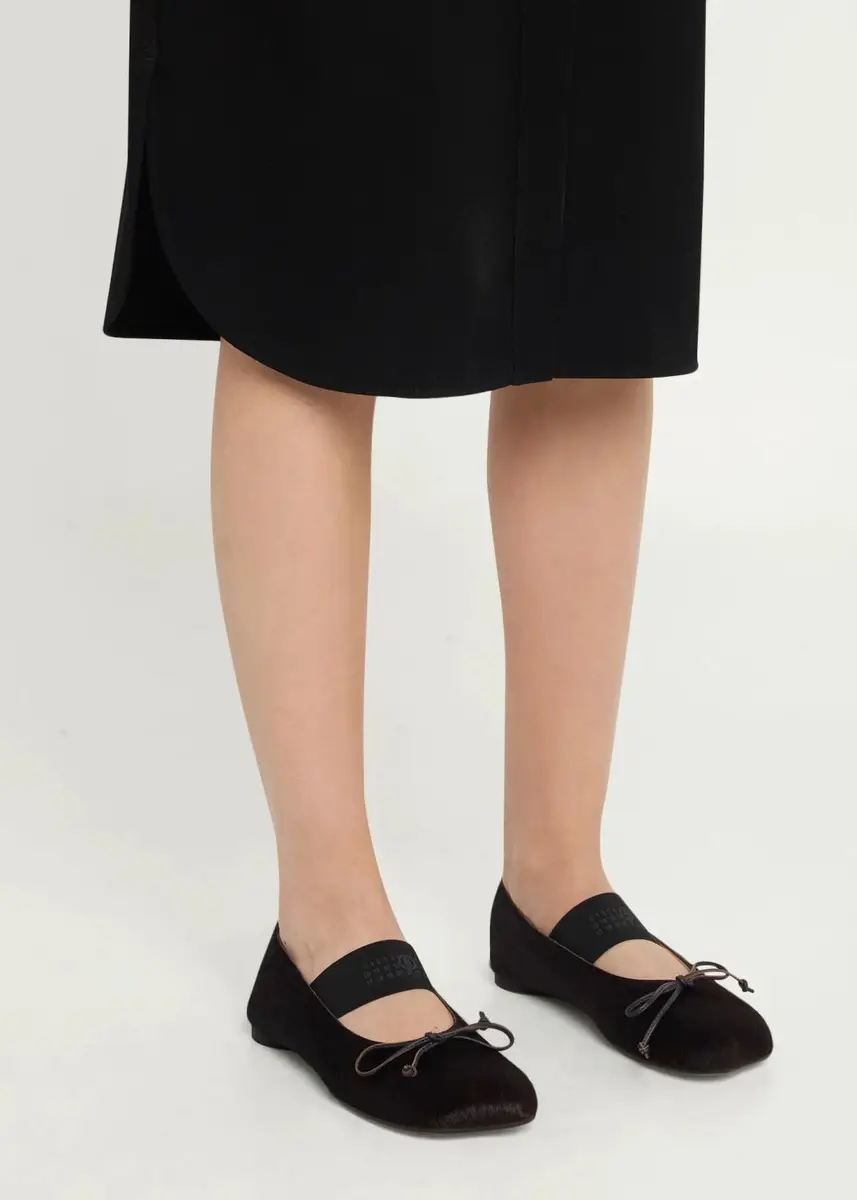 MM6 MAISON MARGIELA Anatomic Calf Hair Mary Jane Ballerina Flats | Thumbnail 2 MM6 MAISON MARGIELA Anatomic Calf Hair Mary Jane Ballerina Flats | Thumbnail 2